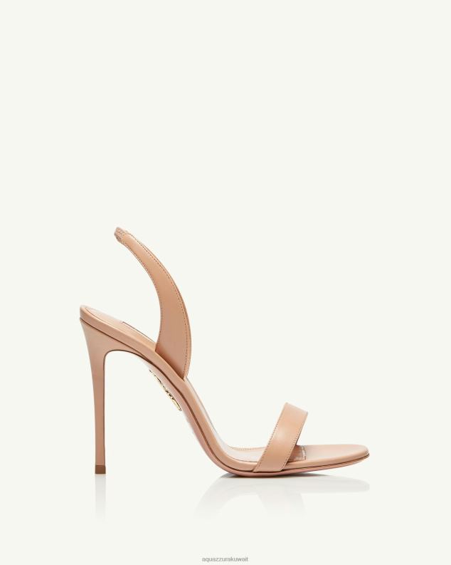 Aquazzura صندل عاري جدا 105 لون القرنفل HNZRT104