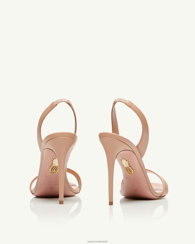 Aquazzura صندل عاري جدا 105 لون القرنفل HNZRT104