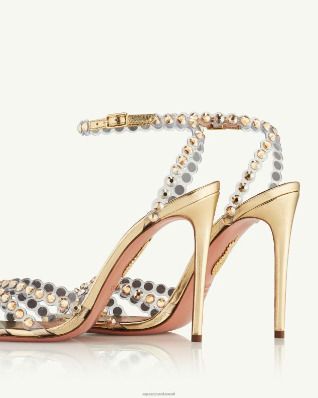 Aquazzura صندل تيكيلا بليكسي 105 ذهب HNZRT106