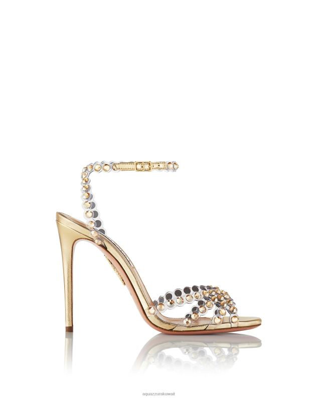 Aquazzura صندل تيكيلا بليكسي 105 ذهب HNZRT106