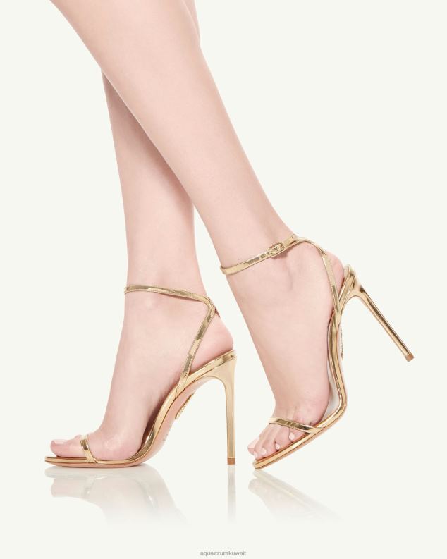 Aquazzura صندل أولي 105 ذهب HNZRT135