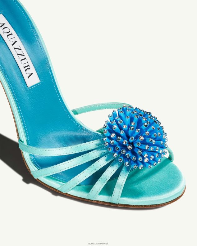 Aquazzura صندل شقائق النعمان 105 أزرق HNZRT13