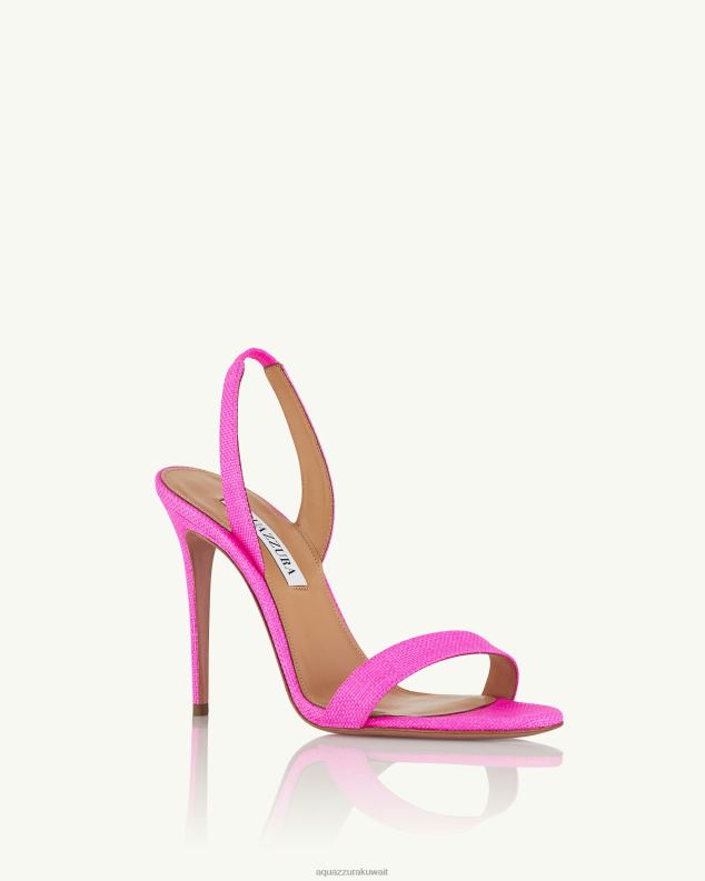 Aquazzura صندل عاري جدا 105 ضارب الى الحمرة HNZRT140