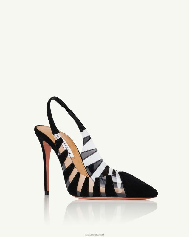 Aquazzura حبال الشائعات الساخنة 105 أسود HNZRT194