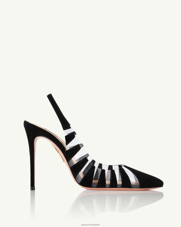 Aquazzura حبال الشائعات الساخنة 105 أسود HNZRT194