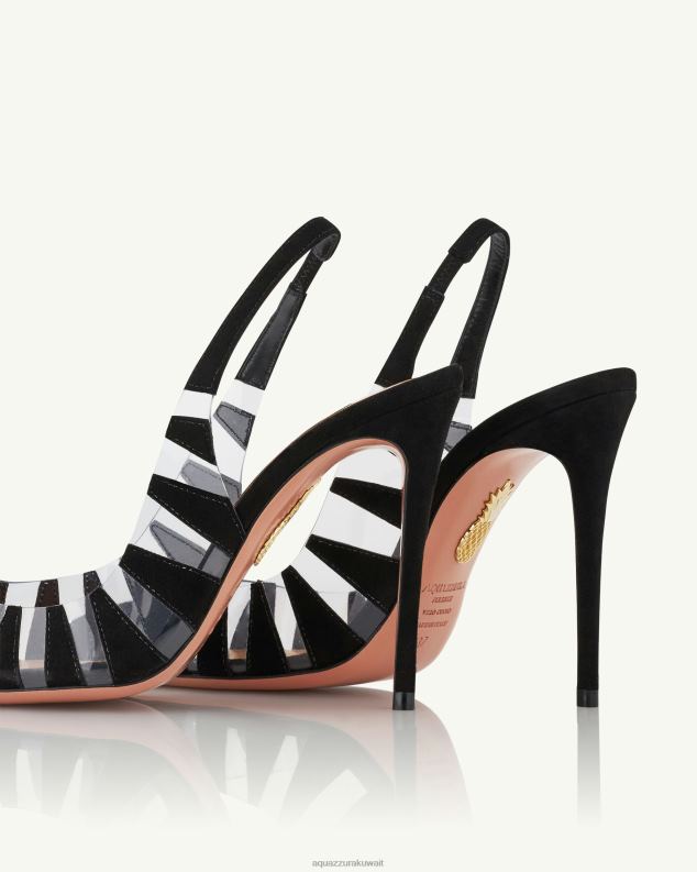 Aquazzura حبال الشائعات الساخنة 105 أسود HNZRT194