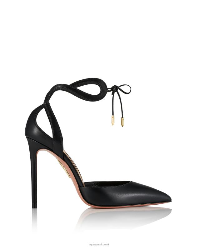 Aquazzura مضخة تيسا 105 أسود HNZRT196