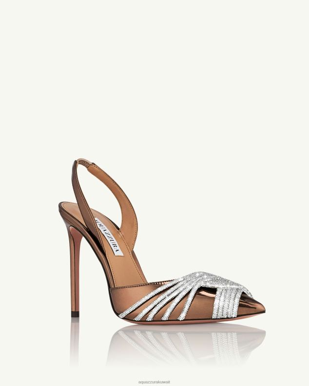 Aquazzura غاتسبي حبال 105 بني HNZRT199