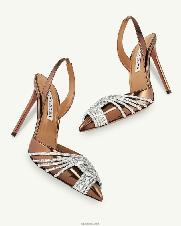 Aquazzura غاتسبي حبال 105 بني HNZRT199