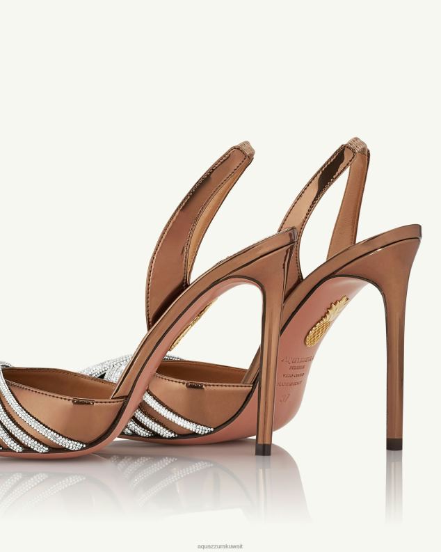 Aquazzura غاتسبي حبال 105 بني HNZRT199