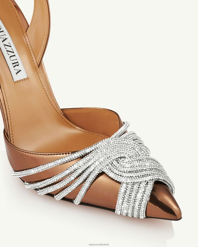 Aquazzura غاتسبي حبال 105 بني HNZRT199