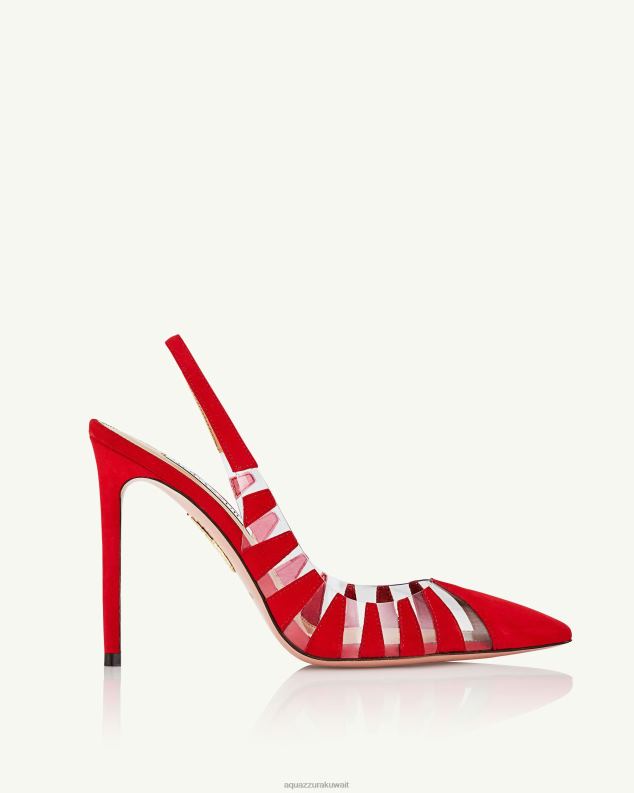 Aquazzura حبال الشائعات الساخنة 105 أحمر HNZRT202