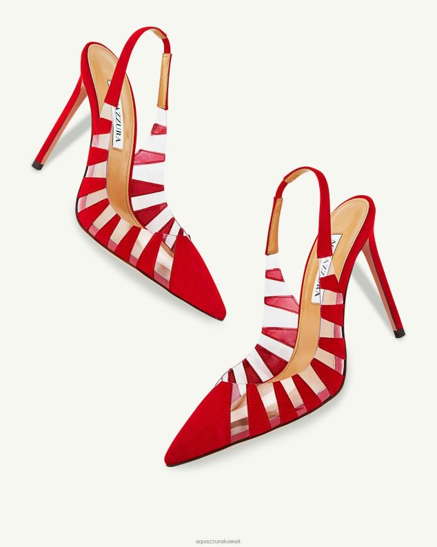 Aquazzura حبال الشائعات الساخنة 105 أحمر HNZRT202