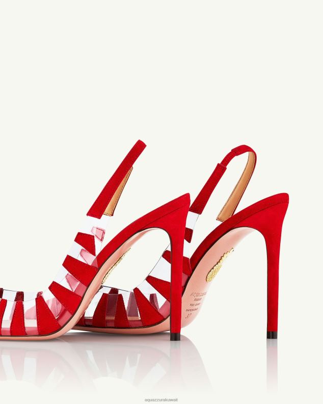 Aquazzura حبال الشائعات الساخنة 105 أحمر HNZRT202