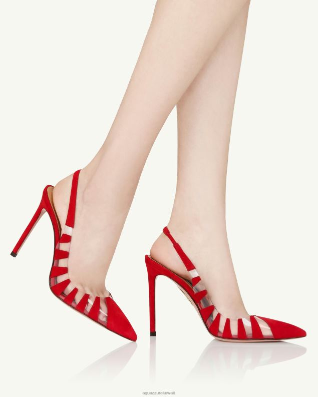 Aquazzura حبال الشائعات الساخنة 105 أحمر HNZRT202