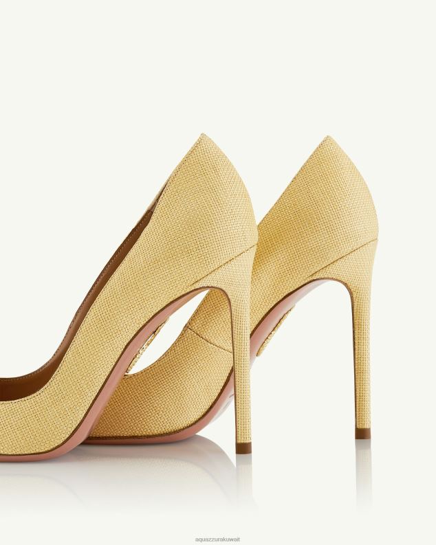 Aquazzura مضخة نقية 105 اللون البيج HNZRT205