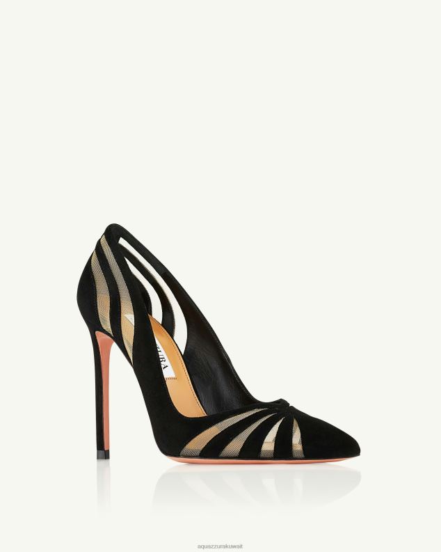 Aquazzura مضخة التجسس 105 أسود HNZRT209