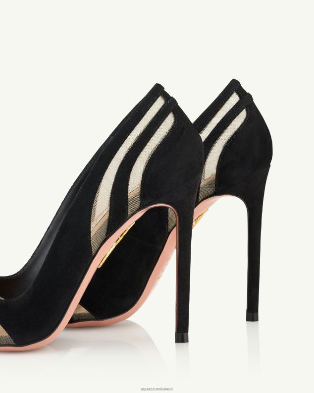 Aquazzura مضخة التجسس 105 أسود HNZRT209