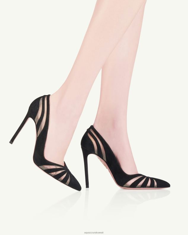 Aquazzura مضخة التجسس 105 أسود HNZRT209