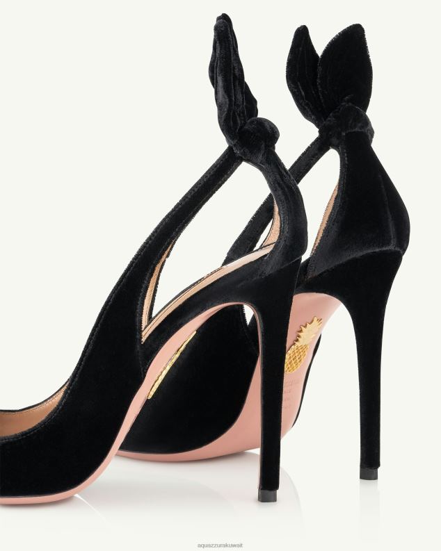 Aquazzura مضخة ربطة عنق 105 أسود HNZRT213