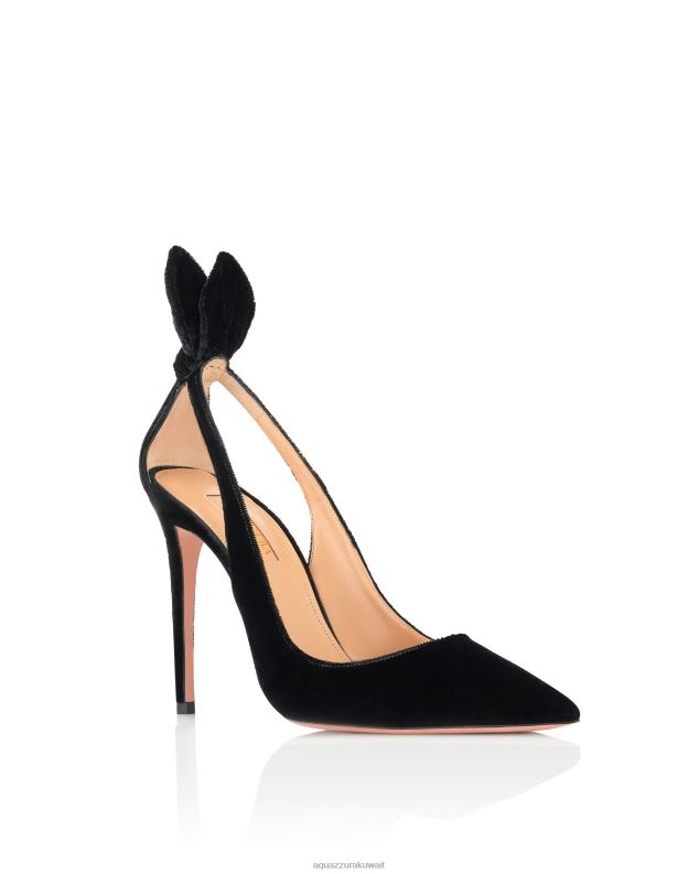 Aquazzura مضخة ربطة عنق 105 أسود HNZRT213