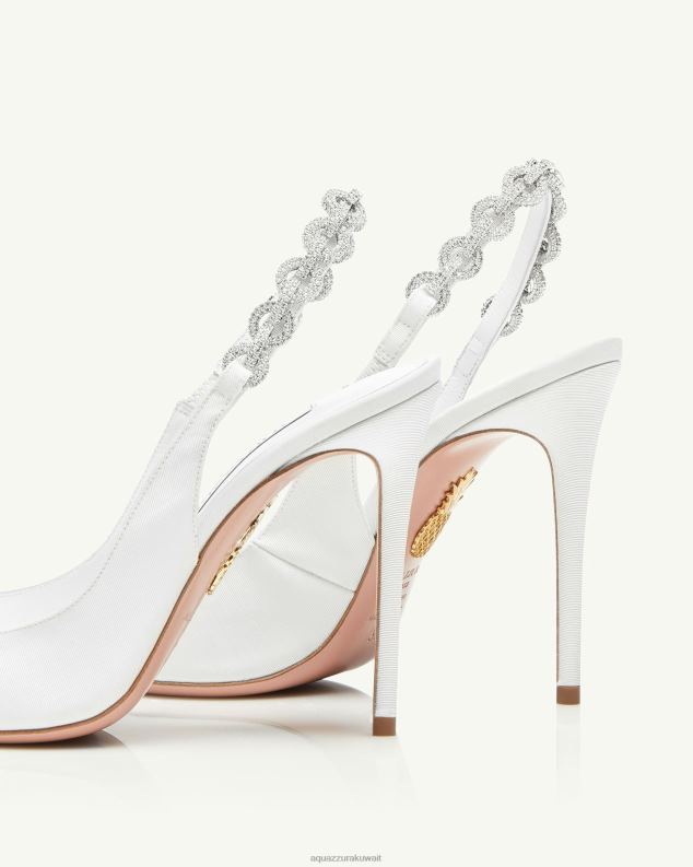 Aquazzura رابط الحب حبال 105 أبيض HNZRT233