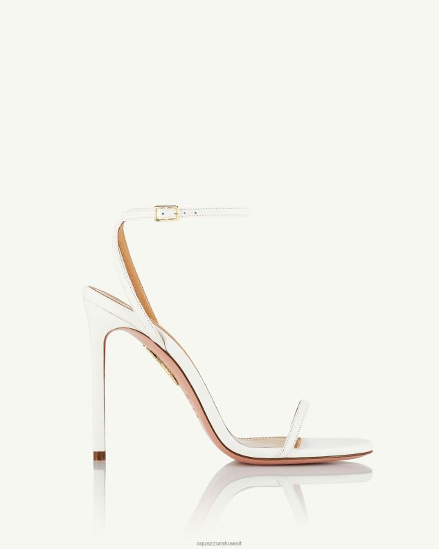 Aquazzura صندل أولي 105 أبيض HNZRT23