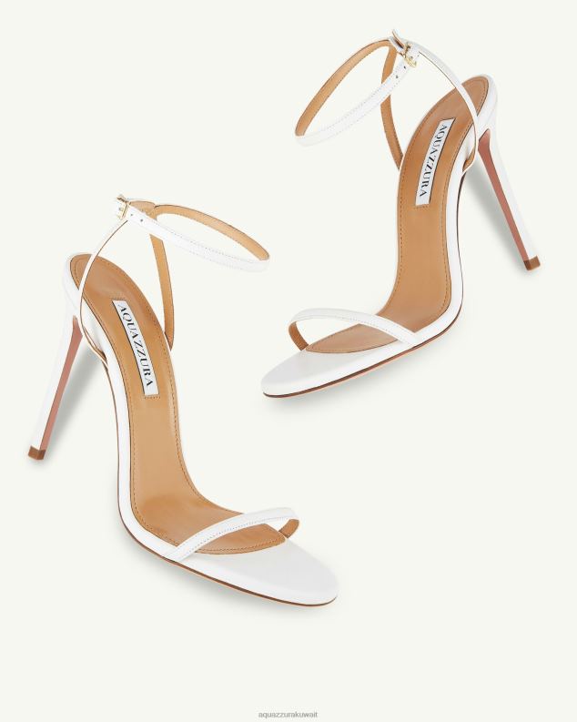 Aquazzura صندل أولي 105 أبيض HNZRT23