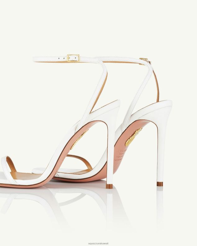 Aquazzura صندل أولي 105 أبيض HNZRT23