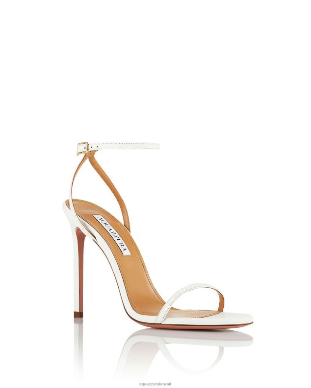 Aquazzura صندل أولي 105 أبيض HNZRT23