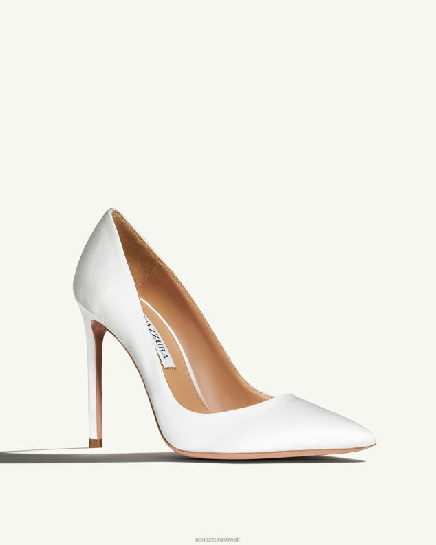 Aquazzura مضخة نقية 105 أبيض HNZRT242