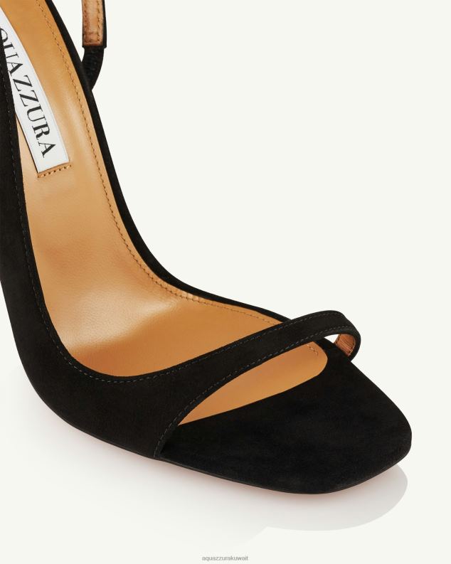 Aquazzura حبال روك شيك 105 أسود HNZRT37