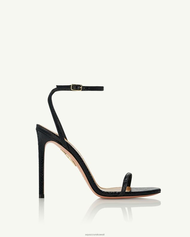 Aquazzura صندل أولي 105 أسود HNZRT44