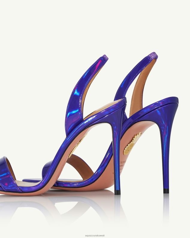 Aquazzura صندل عاري جدا 105 أرجواني HNZRT52