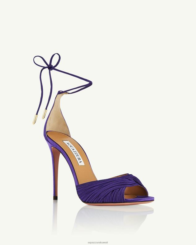 Aquazzura صندل بيليني بيوتي 105 أرجواني HNZRT53