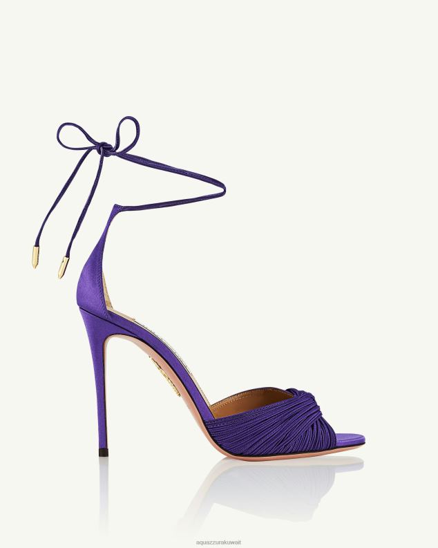 Aquazzura صندل بيليني بيوتي 105 أرجواني HNZRT53