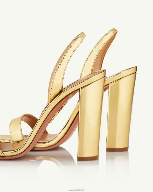 Aquazzura صندل كتلة عارية جدا 105 ذهب HNZRT69