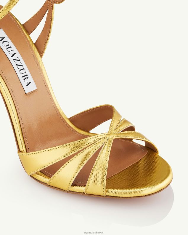 Aquazzura صندل صفارة الإنذار 105 ذهب HNZRT73