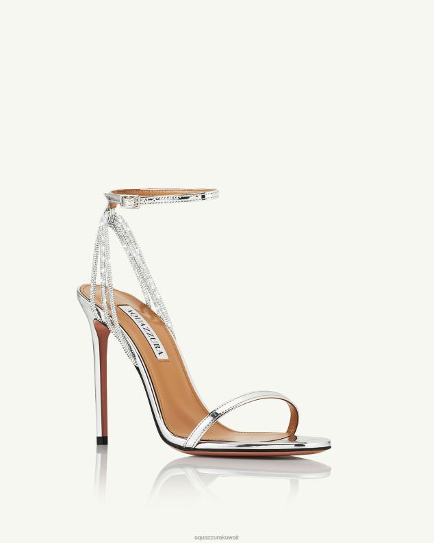 Aquazzura البرية في القلب صندل 105 فضة HNZRT82