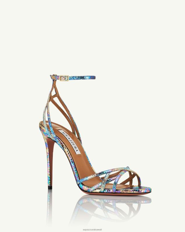 Aquazzura كل ما أريد صندل 105 أزرق HNZRT9