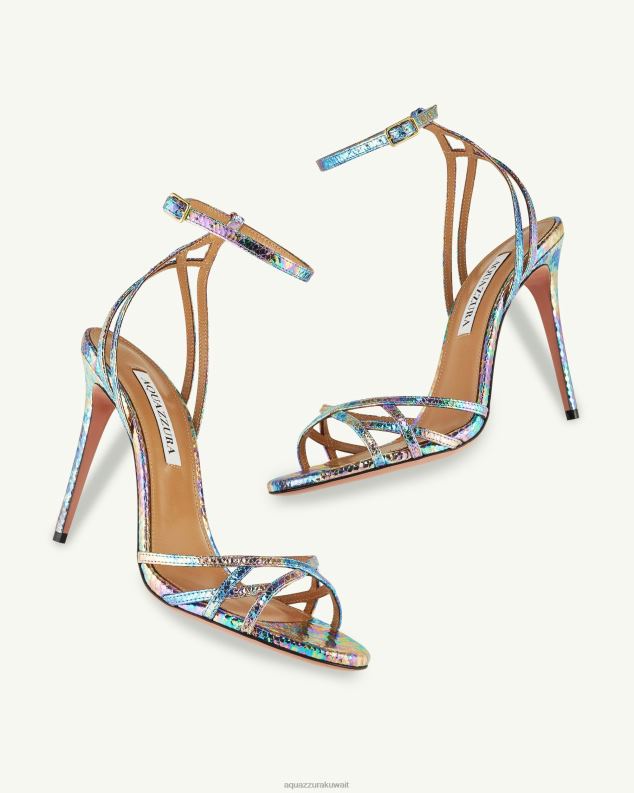 Aquazzura كل ما أريد صندل 105 أزرق HNZRT9