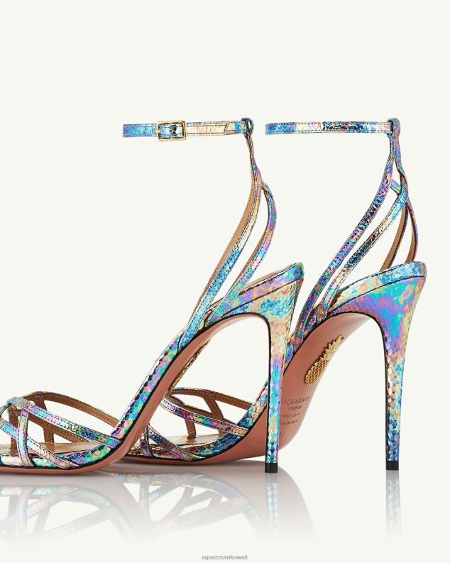 Aquazzura كل ما أريد صندل 105 أزرق HNZRT9