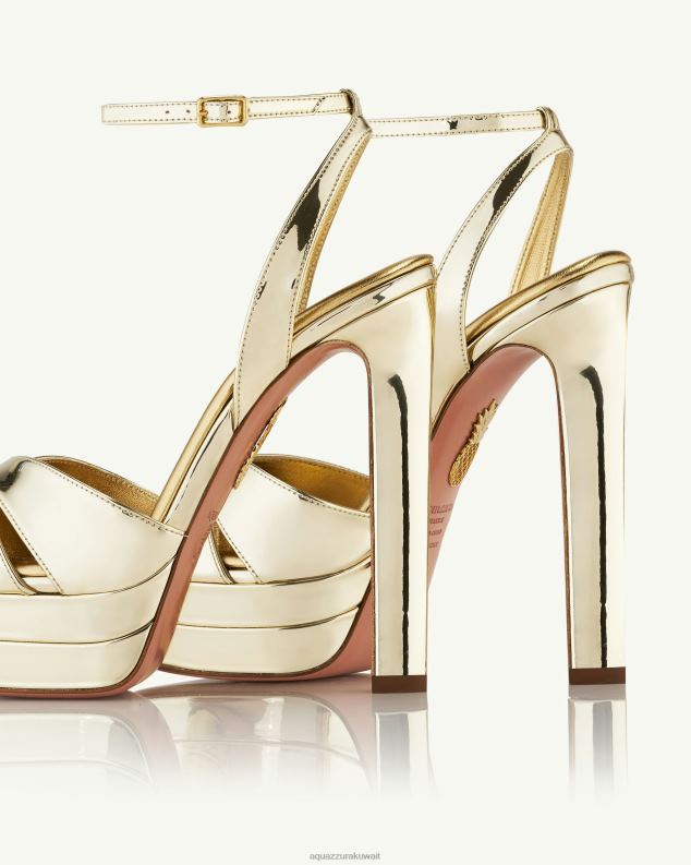 Aquazzura هضبة الصندل الإلهي 130 ذهب HNZRT330