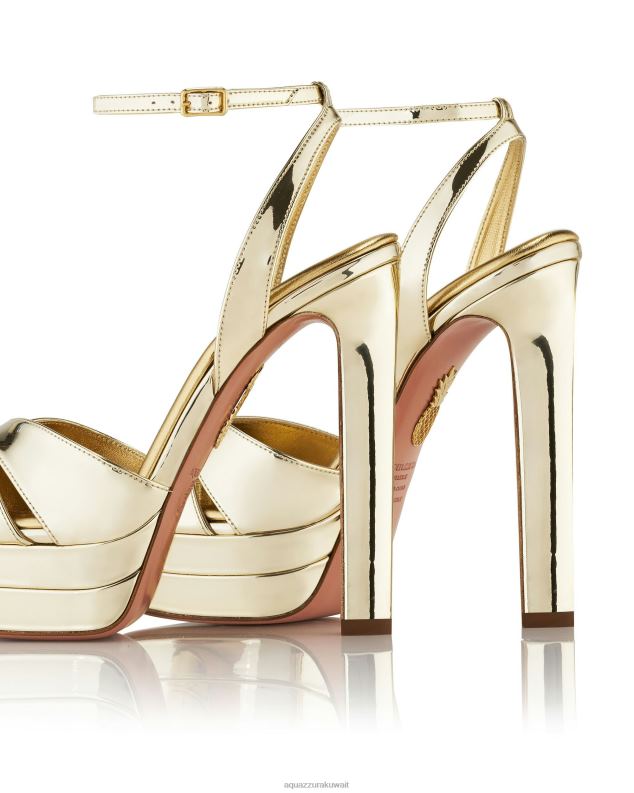 Aquazzura هضبة الصندل الإلهي 130 ذهب HNZRT330