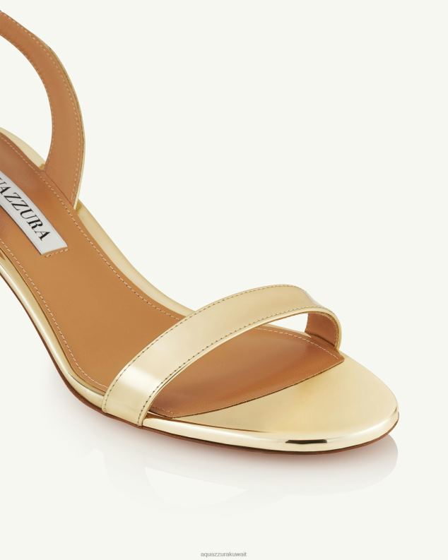 Aquazzura صندل عارية جدا 50 ذهب HNZRT108