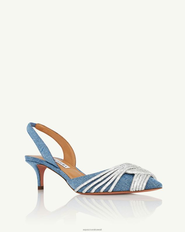 Aquazzura غاتسبي حبال 50 أزرق HNZRT176