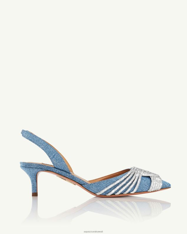 Aquazzura غاتسبي حبال 50 أزرق HNZRT176