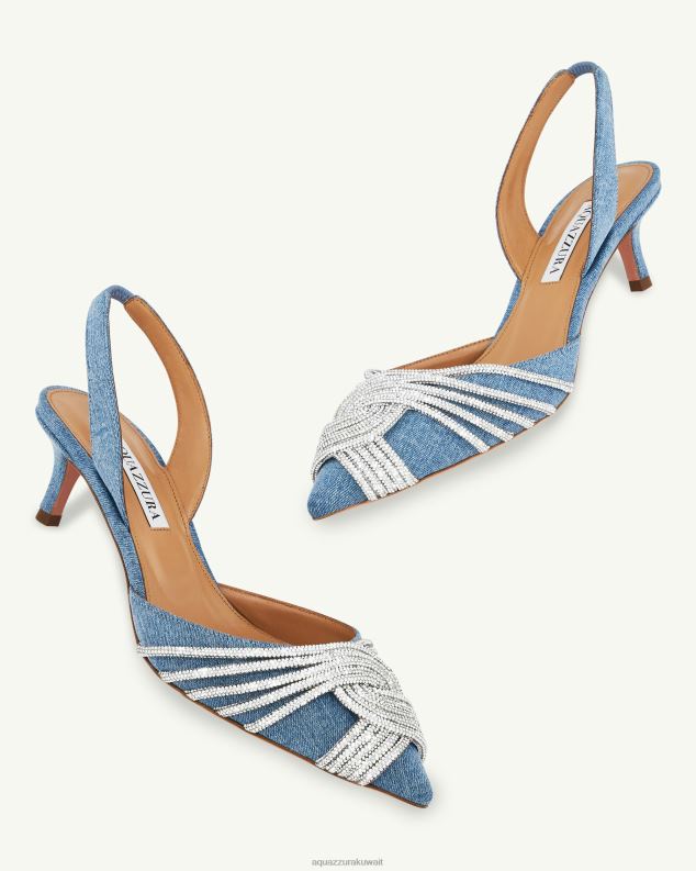 Aquazzura غاتسبي حبال 50 أزرق HNZRT176