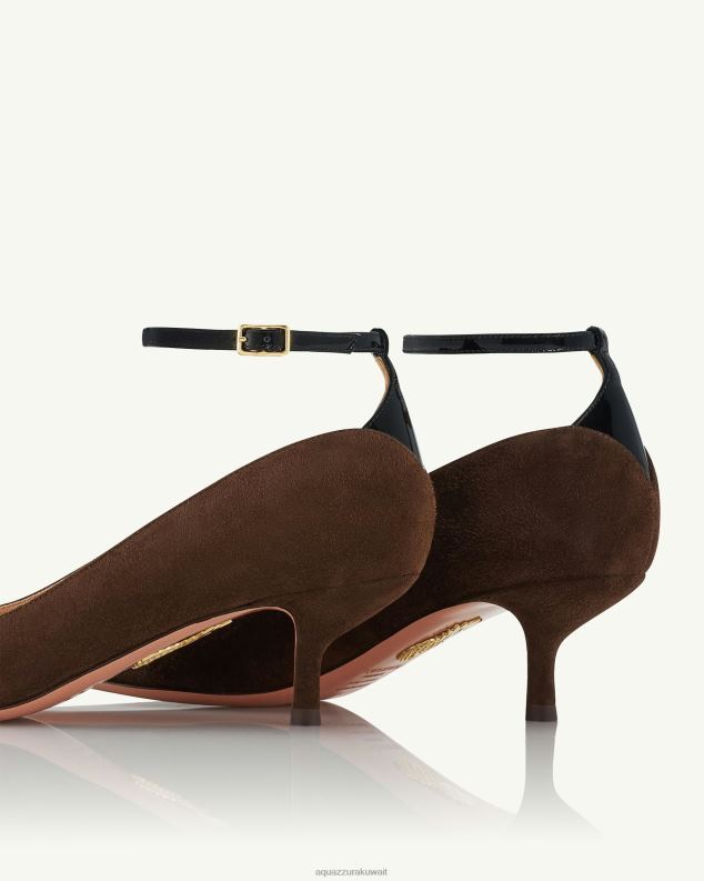 Aquazzura مضخة بينوت 50 بني HNZRT186