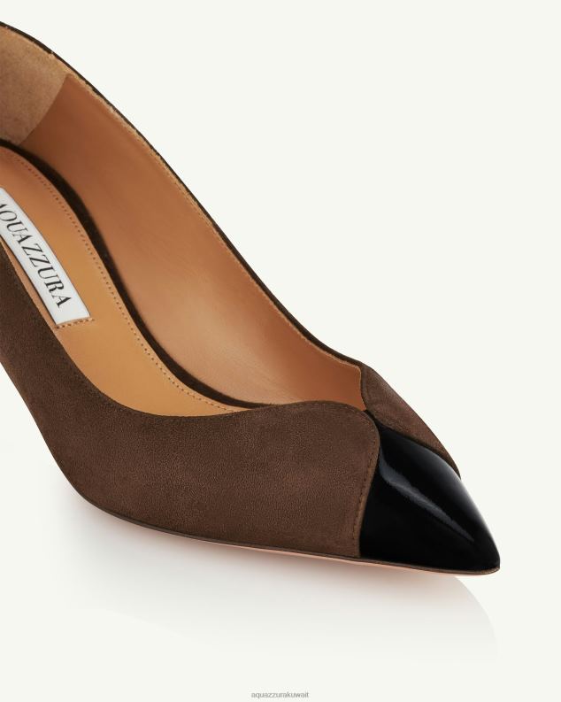 Aquazzura مضخة بينوت 50 بني HNZRT186